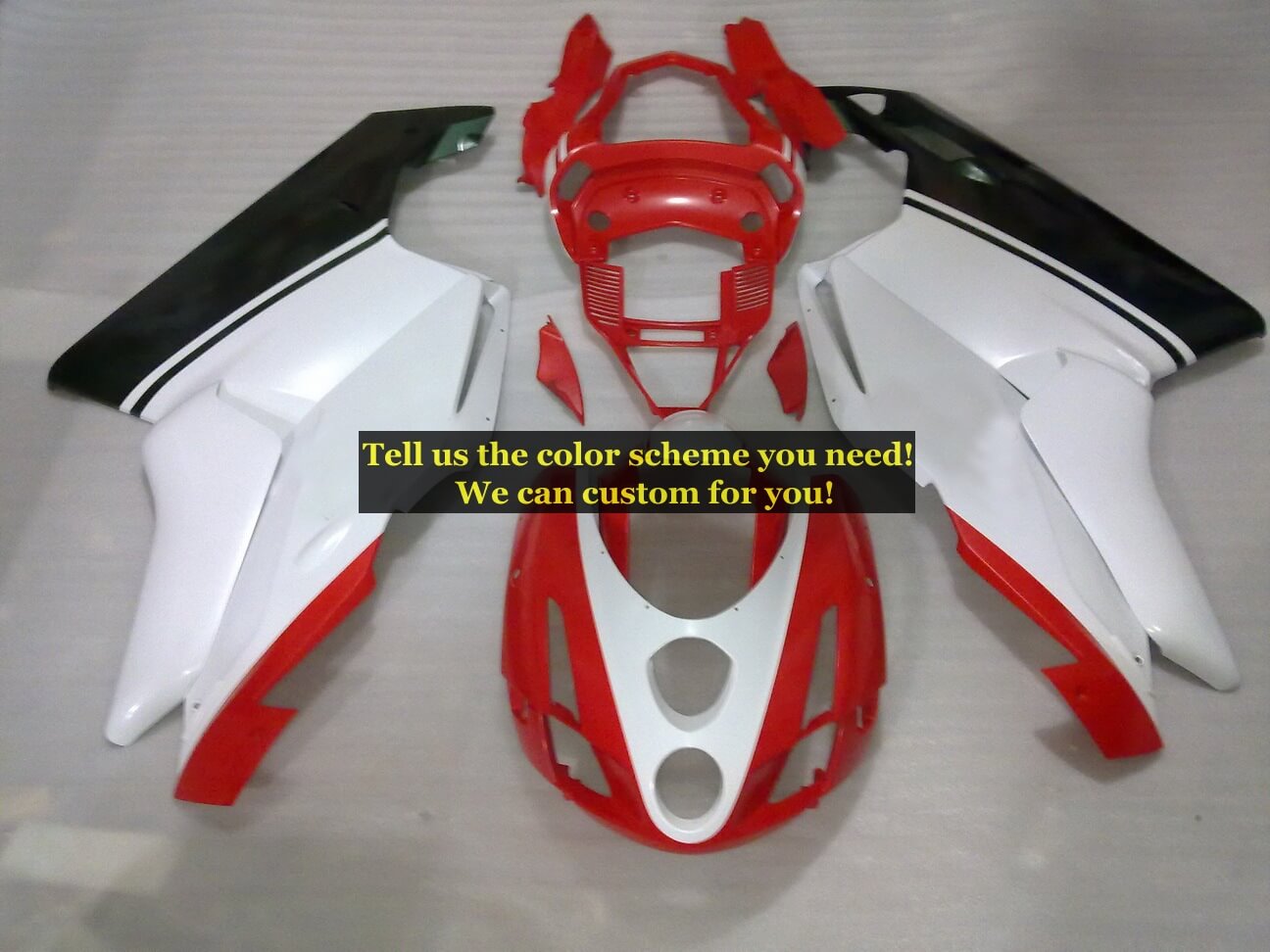 (image for) Custom Injection Molding Fairing kits For Ducati 999 749 2003 2004